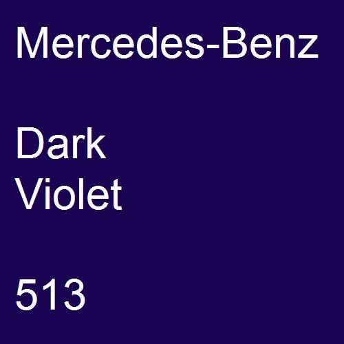 Mercedes-Benz, Dark Violet, 513.